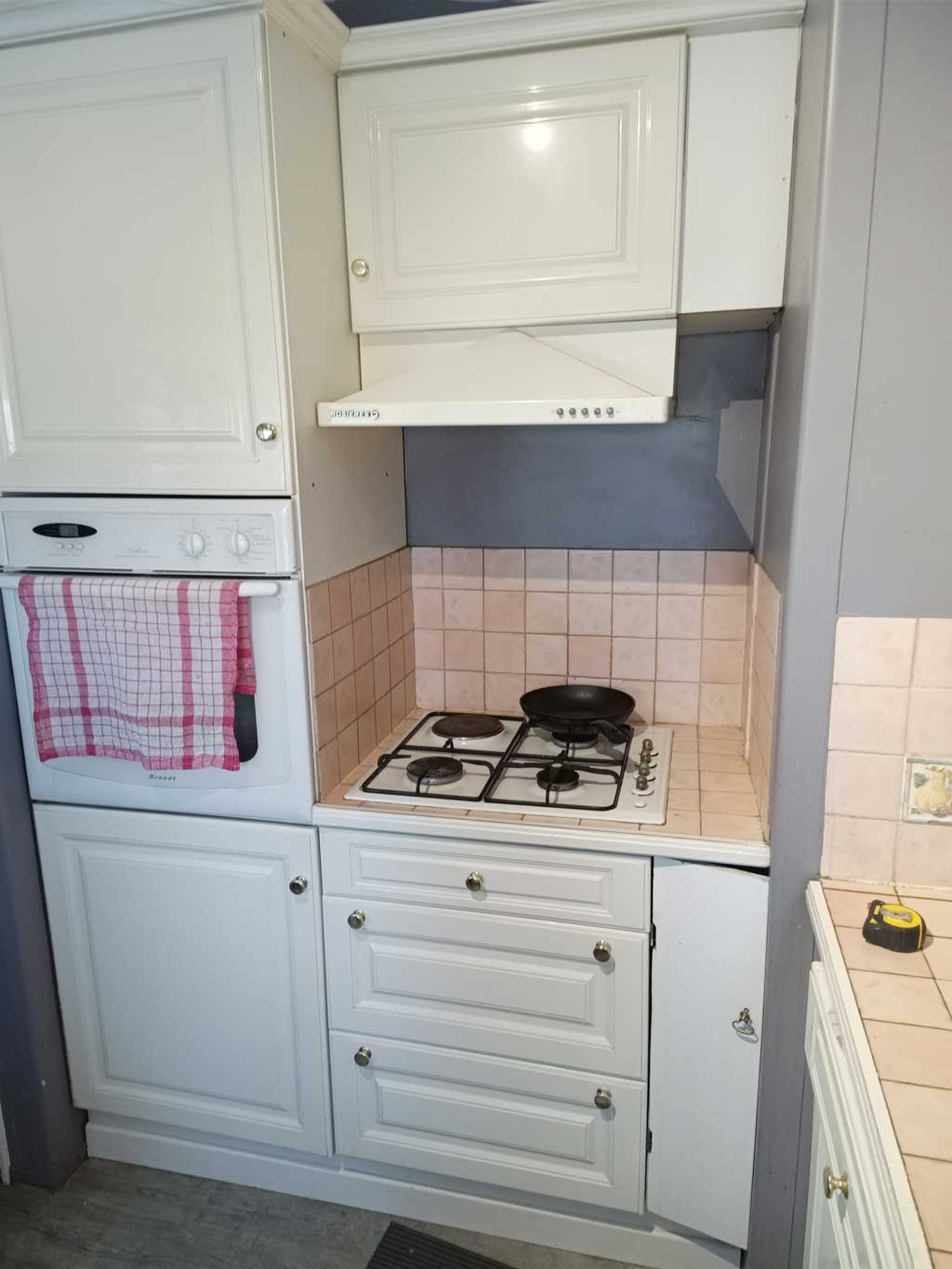 ancienne cuisine - coin cuisson