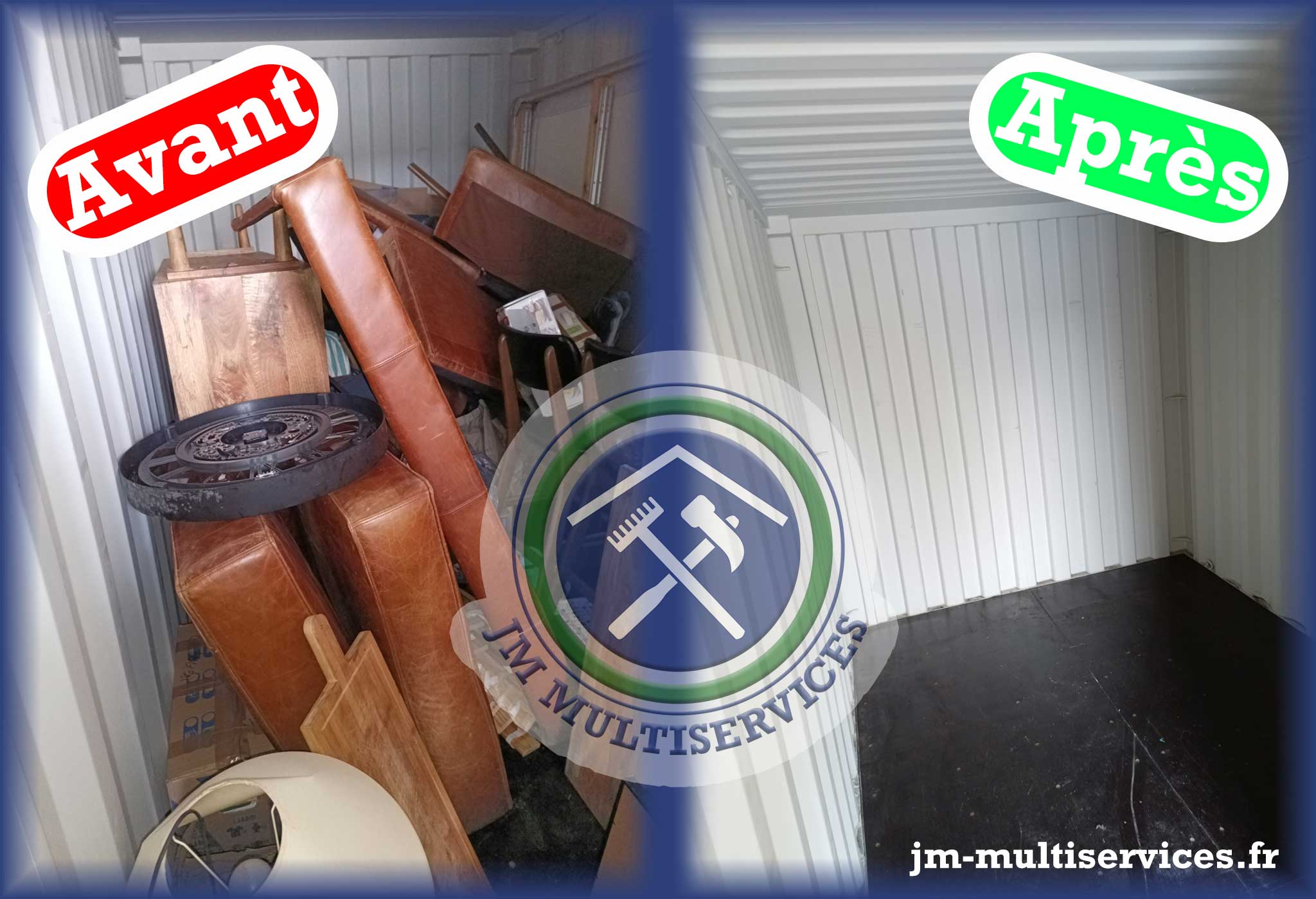 Débarras d'une box de self-stockage