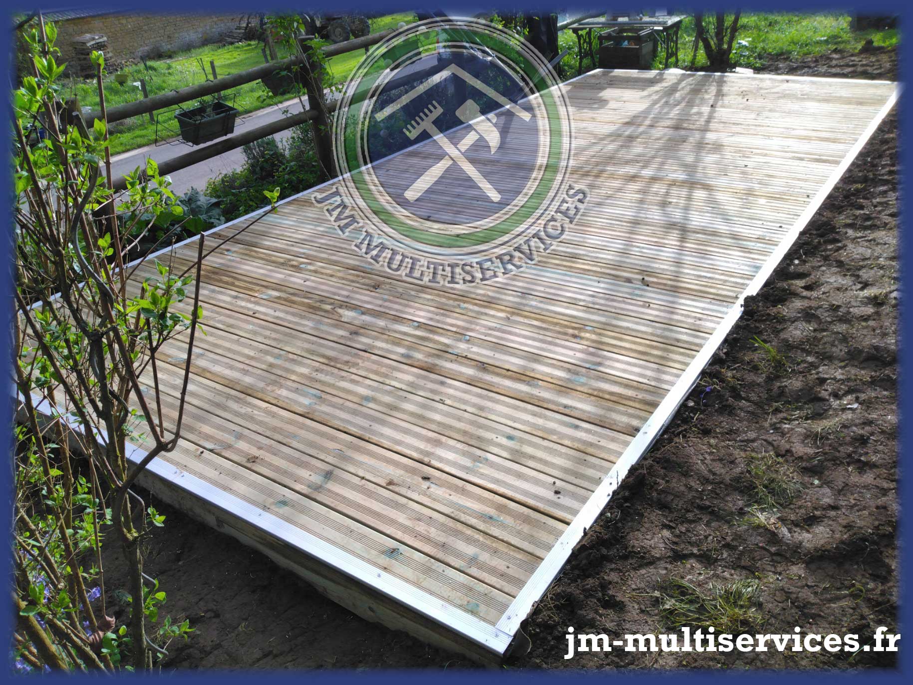 terrasse en pin autoclave