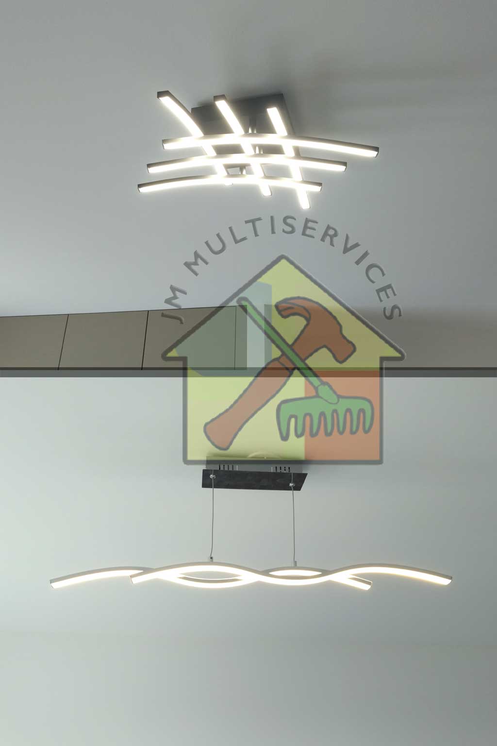 Installation de luminaires