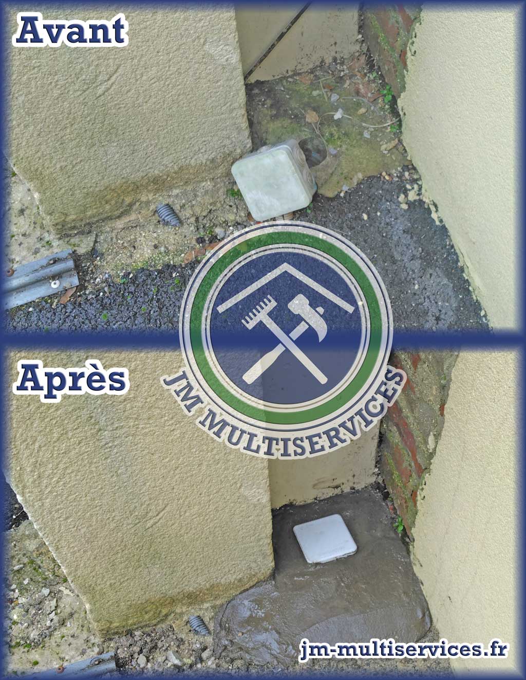 Remplacement et scellement d