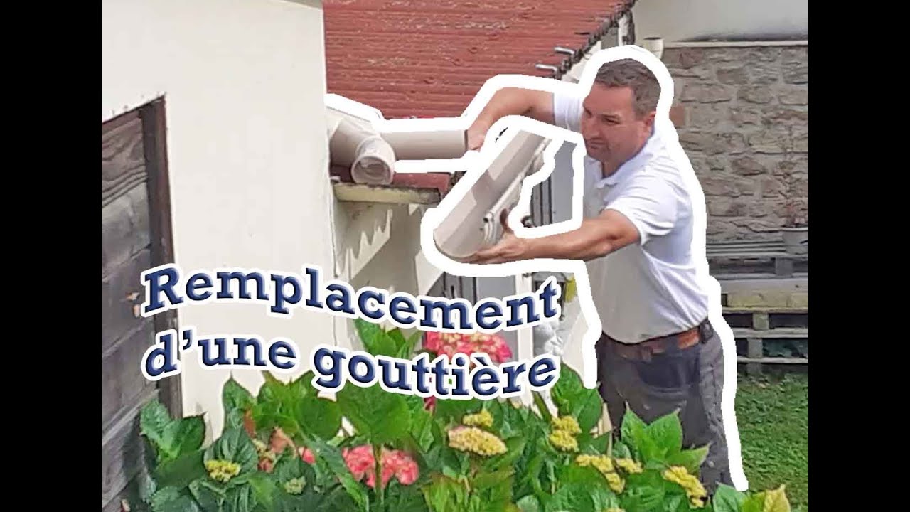 Remplacement de goutière