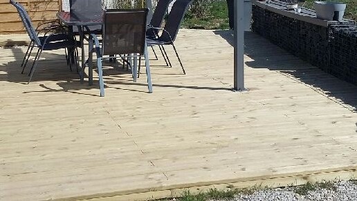 Terrasse en pin autoclave