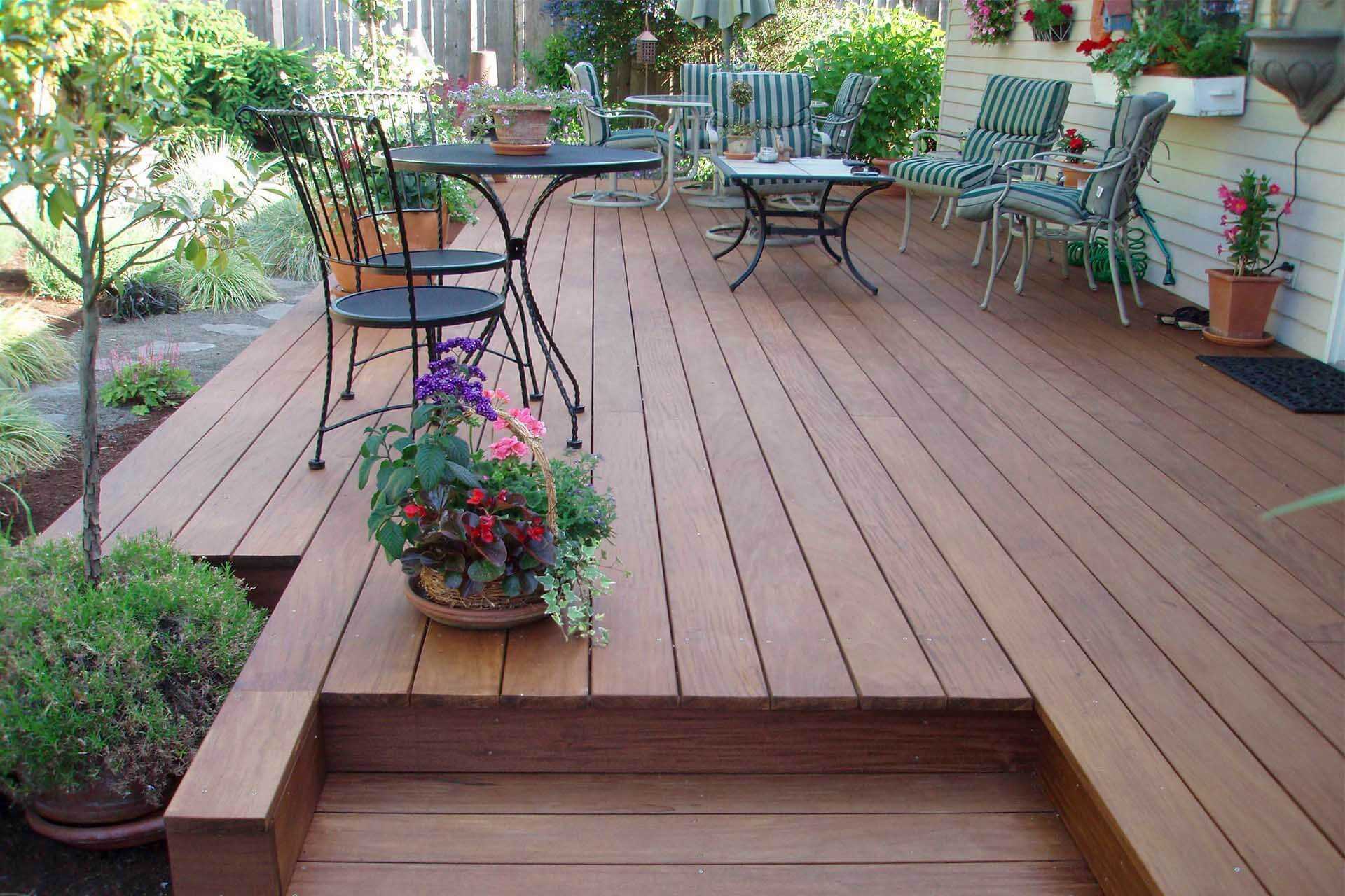 Terrasse en bois exotique Ipé